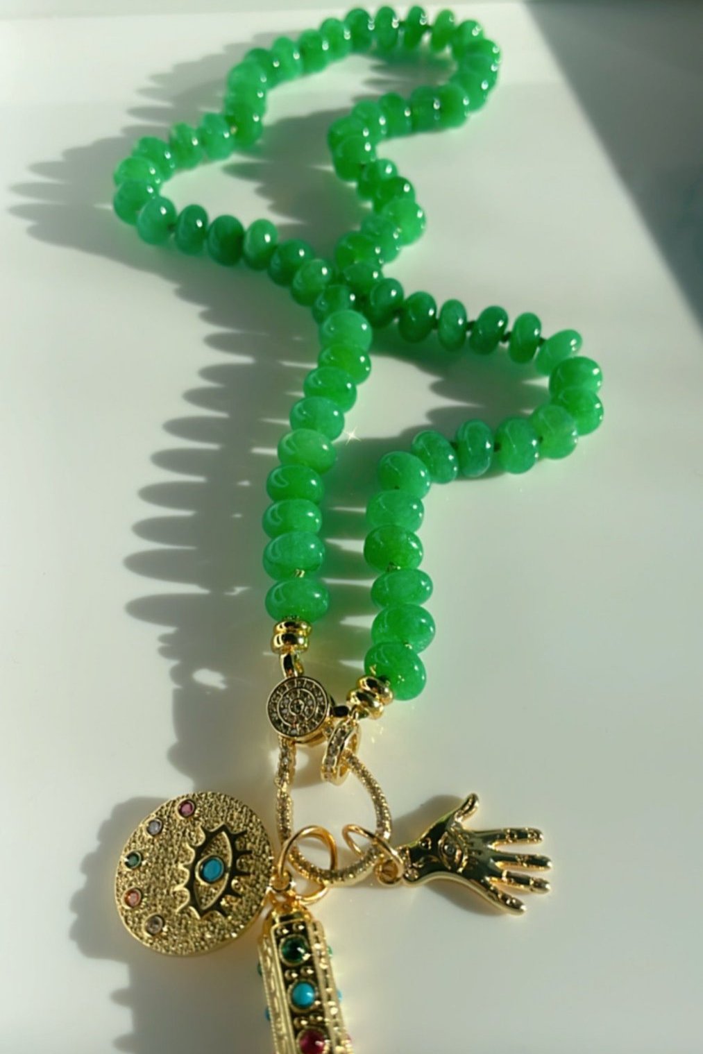 Green Jade Necklace – Natalka Jewelry