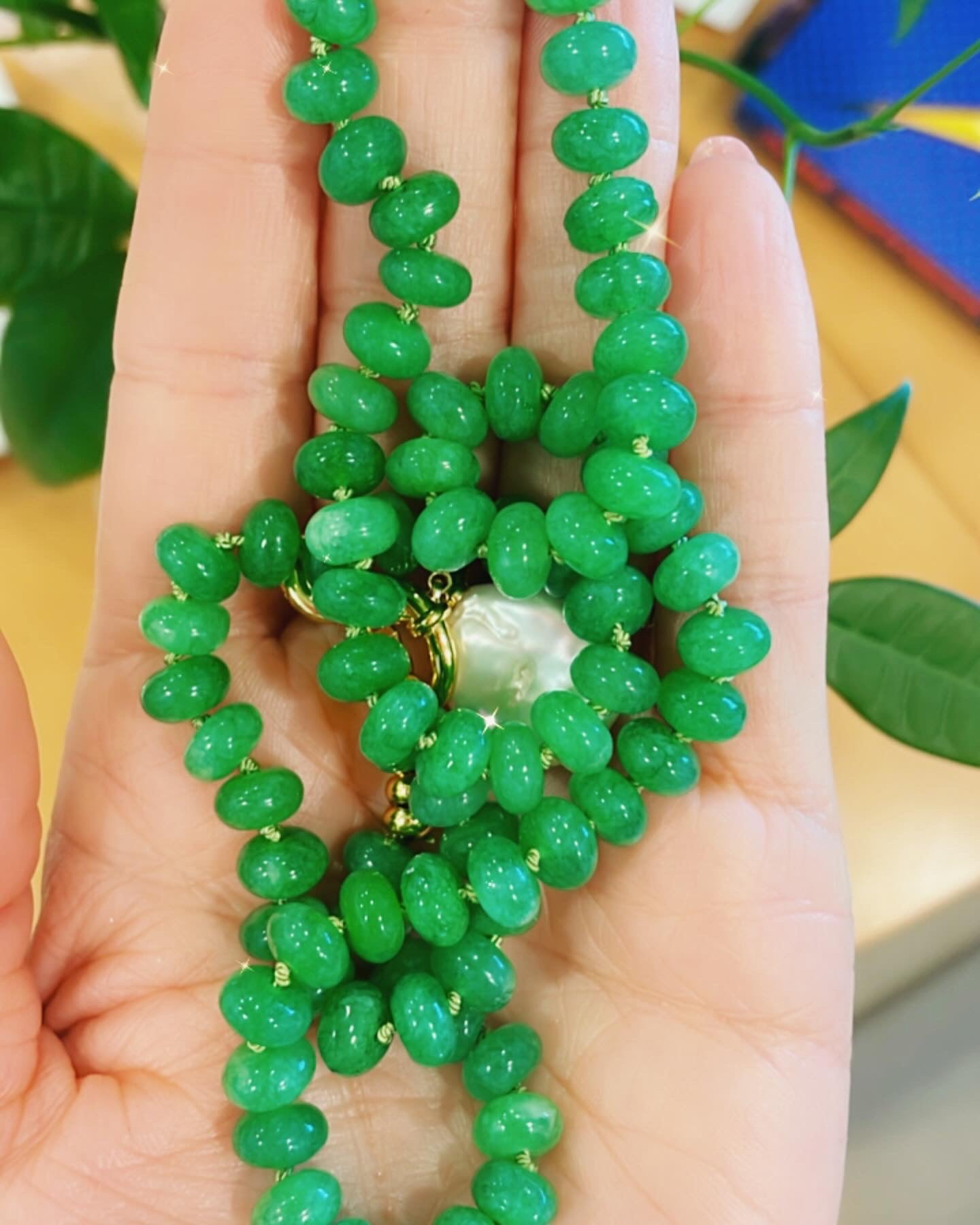 Green Jade Necklace – Natalka Jewelry